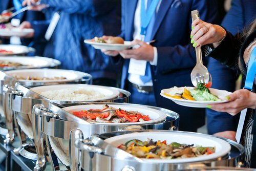 Corporate catering services